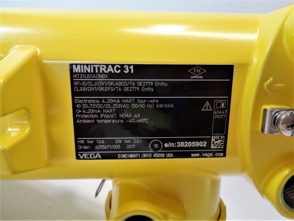 Vega MiniTrac 31 Radiometric Sensor MT31.UG1ADNBX